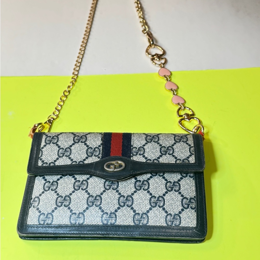 Gucci Sherry line vintage old calls out have used - Picture 10 of 16